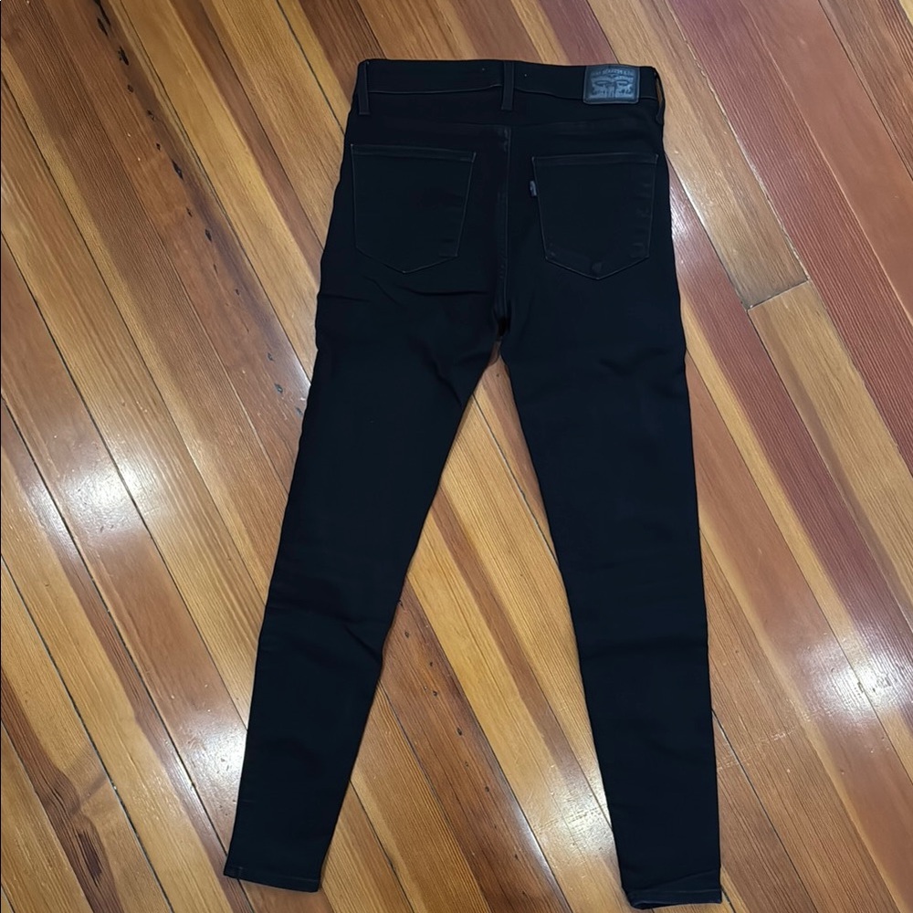 720 High Rise Super Skinny Women's Black Jeans | Condition: lightly worn - Picture 3 of 4